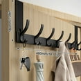 thumbnail image 5 of Door Behind Hook Storage Wall Hanging Clothes Hanger Coat Hook Punch-free Hanger Bedroom  Kitchen Organizer Quick Installation, 5 of 9