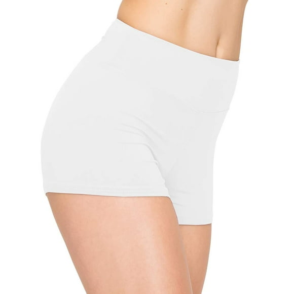 Shorts deportivos para yoga de mujer ALWAYS blanco petite XS
