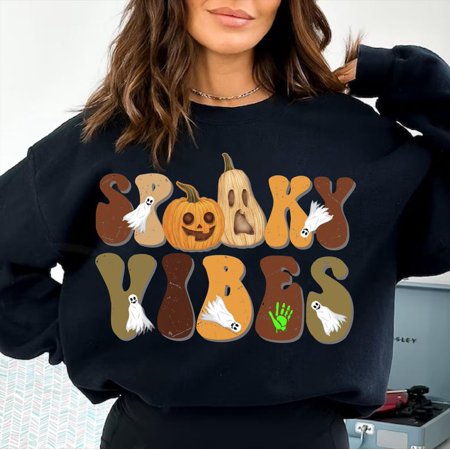 Spooky Vibes png, Spooky Vibes Sublimation Digital Download, Halloween sublimation