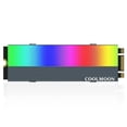 thumbnail image 2 of Coolmoon M73S M.2 2280 Argb Ssd Disipador De Calor Enfriador 5V 3Pin Disco Duro De Estado Sólido Refrigeración Radiador Chaleco De Disipación De Calor Minnieouse EL011596-00, 2 of 6