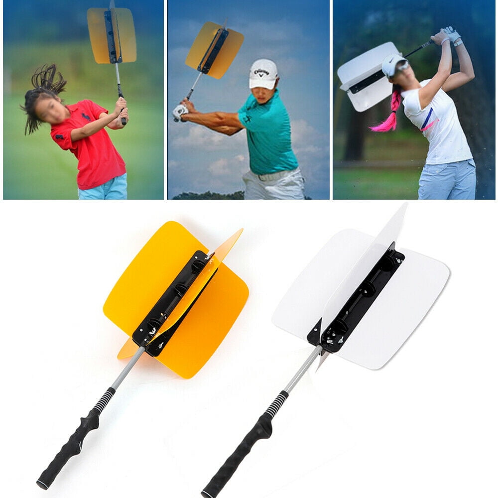 TFCFL Golf Power Fan Resistance Speed Warm-up Trainer,Golf Pinwheel Swing Training Aid Fan