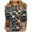 Multicolor Plus Size Blouse for Women_q, variant on CYMMPU Spring Tops Crew Neck 3/4 Sleeve Loose Fit Summer Fashion Shirts Tunic Tops Floral Printed Blouses for Women Dressy Casual Lightweight Basic T-Shirts Multicolor S