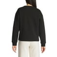 thumbnail image 2 of PUMA Women's Fleece Crewneck Sweatshirt Badge (Black, XXL), 2 of 2