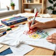 thumbnail image 5 of Permanent Fabric Markers, 36 Colors Wash Resistant Non Toxic Fine Point Pens for Personalizing Apparel, Canvas Bags & Textile DIY Creations, 5 of 5
