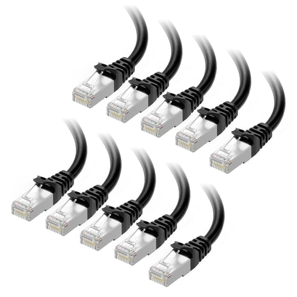 Ethernet Cable Cable Matters Cat 6A 10-Pack 30cm Black