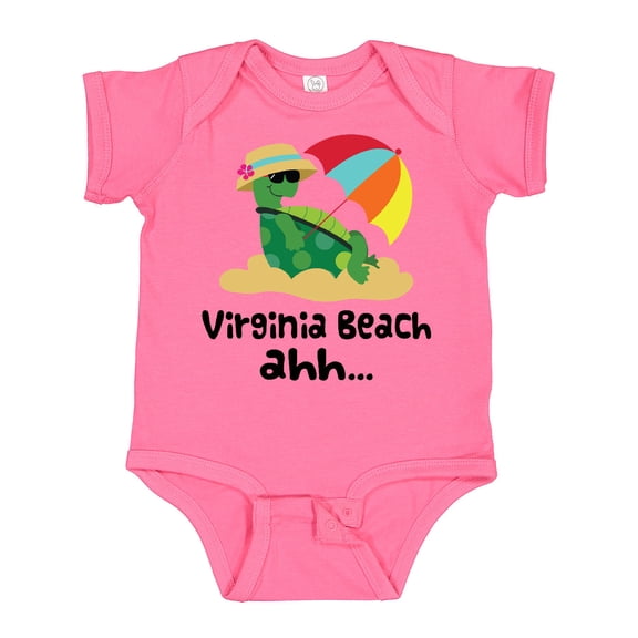 Inktastic Virginia Beach Virginia Boys or Girls Baby Bodysuit