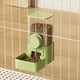 thumbnail image 1 of Comedero y dispensador de agua automático para mascotas de pared, apto para hámsteres, conejos, perros pequeños y gatitos. Dispensador de comida para perros y bebedero para gatos. Comedero de plástico, 1 of 6