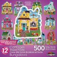 thumbnail image 1 of Cra-Z-Art 12 Cottage Shaped Puzzles, total 500pcs, 1 of 6