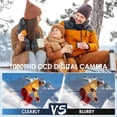 thumbnail image 5 of Digital Camera Kids Camera FHD 1080P 50MP Vintage Camera with 8X Zoom Anti Shake Portable Digital Cameras for Kids Teens Seniors Gift with 32GB Card Pink, 5 of 10