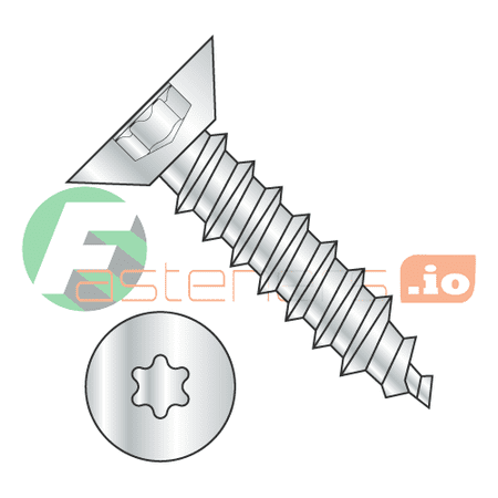 

#10 x 1/2 Type AB Self-Tapping Screws / Six-Lobe (Torx) / Flat Undercut Head / Steel / Zinc (Quantity: 8 000 pcs)