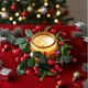 thumbnail image 5 of Christmas Candle Ring Garland Red Berry Christmas Candle Ring Hanging Garland Suitable For Kitchen Cabinet Christmas Table Centerpiece, 5 of 9