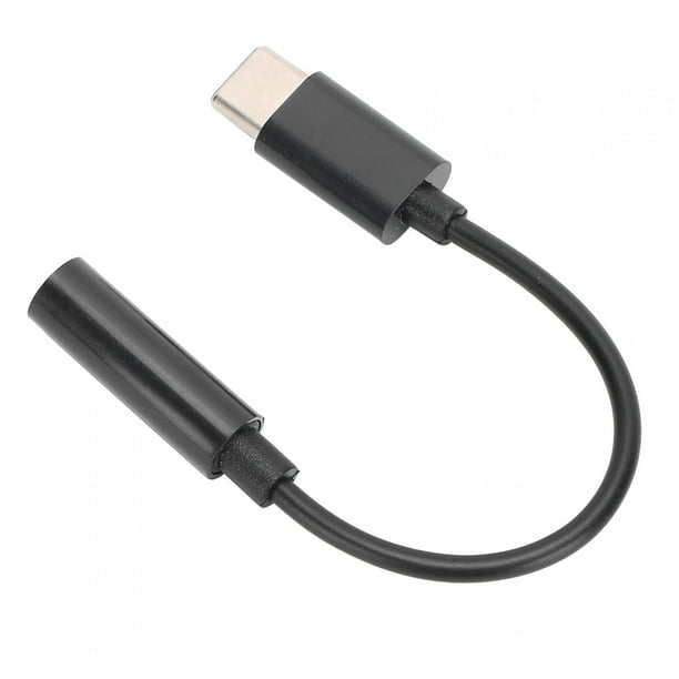 Tupo C A Conector de Audio de 3,5 mm, Puerto Adaptador USBC Tipo C A Conector de Audio Auxiliar de 3,5 mm Cable de Auriculares USB