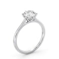 thumbnail image 2 of Spot Jewel 14K White Gold Plated 6 Prong Solitaire Ring – 1.7 Ct Lab Created Round Cut Diamond Engagement Ring for Women – Ideal Birthday or Celebration Gift – Stylish Daily Wear, 2 of 4