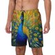thumbnail image 1 of Fotbe Peacocks Traje de Baño para Hombre – Shorts de Natación de Secado Rápido con Forro y Bolsillos-Small, 1 of 6