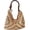 Brown & Beige, variant on New Fashionable Handmade Woven Bag Boho Straw Beach Tote Bag for Women, Crochet Shoulder Summer Purse Large Beach Travel Bag