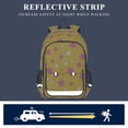 thumbnail image 5 of FORMRS Unisex School Backpack 17" Student Travel Bag with Laptop Compartment, Pink Stars, 5 of 7
