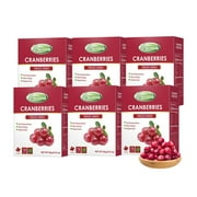 Frenature Freeze Dried Cranberries, Whole Fruits, Gluten Free and Vegan, 0.7 Ounce (Pack of 6)