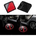 thumbnail image 1 of Fit Deadpool Car Door Light Logo Projector Hd Ghost Shadow Welcome Light 2pcs Car Door Puddle Lights For Deadpool Car Accessoriaes (fit Deadpool), 1 of 5