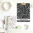 thumbnail image 4 of FMSHPON Grey Leopard Clipboard Hardboard Wood Nursing Clip Board and Pull for Standard A4 Letter 13x9 inches, 4 of 7