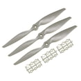 thumbnail image 1 of Hélices RC CW 10x5 Pulgadas 2-Palas para Avión Nylon Gris 3Pcs con Anillos Adaptadores, 1 of 4