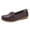 Coffee, variant on Women's Casual Ballet with Elegant Bow Detail Comfortable Non- Sole for Everyday Wear