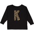 thumbnail image 3 of Inktastic Leopard Print Letter K Boys or Girls Long Sleeve Toddler T-Shirt, 3 of 5