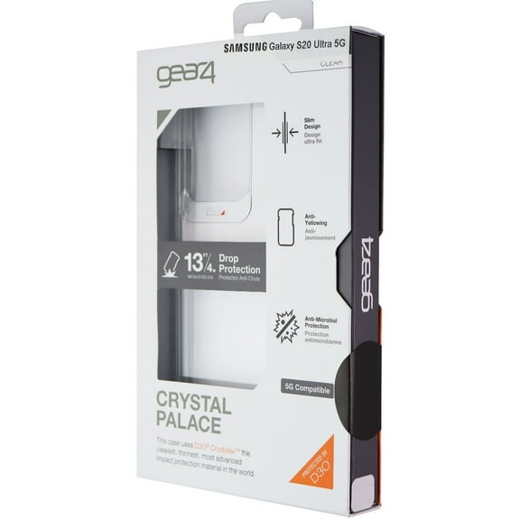 Gear4 Crystal Palace Series Hybrid Case for Samsung Galaxy S20 Ultra - Clear