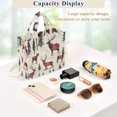 thumbnail image 5 of FORMRS Womens Corduroy Tote Bag Crossbody Shoulder Handbag with Pocket, Plaid Deer, 5 of 7