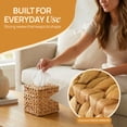 thumbnail image 3 of Water Hyacinth Wicker Rectangular Tissue Box Cover, 3 of 6
