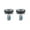 M8x15, variant on Yokua 2Pcs Hexagonal Crank Arm Fixing Bolts Metal Bicycles Crank Bolts Screws