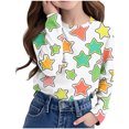 thumbnail image 2 of Kaemgyyd Toddler Baby Outfit Boy Girl Loose Stars Crewneck Pullover Tops Casual Fashion Long Sleeve Shirt Spring Clothes, 2 of 6