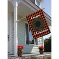 thumbnail image 3 of ThisWear Winter Decorations Happy Holidays Flag Winter Holiday Season Decor Vertical House Flag Red Plaid, 3 of 3