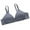 Blue, variant on Ladies Wireless Bra Breathable Comfortable Plus Size Push-up Underwear No Steel Daily Bra Cup Size 36/80-42/95 (40/90, Yellow)