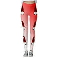 thumbnail image 3 of Fsqjgq Christmas Holiday Print Leggings for Women High Waisted Novelty Stretchy Tights Yoga Pants Plus Size Workout Leggings S WR, 3 of 5