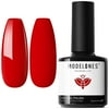 Modelones Gel Nail Polish, 15ML Classic Red Shade Color Soak Off LED Gel Polish, 0.5 Fl Ounce for Gift,Valentine's Day Gift for Easter