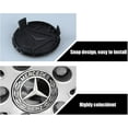 thumbnail image 2 of 4 Pieces Center Caps Compatible With Mercedes Benz 75mm Center Wheel Cover Abs Car Accessories, 2 of 4