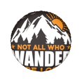 thumbnail image 2 of Kll Not All Who Wander Are Lost4 Tire Cover,Universal Wheel Tire Cover For Trailer, Rv, Suv, Truck,Camper And Many Vehicle,(15 Inch), 2 of 8