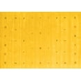 thumbnail image 1 of Ahgly Company Machine Washable Indoor Rectangle Solid Yellow Modern Area Rugs, 3' x 5', 1 of 4