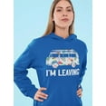 thumbnail image 2 of Vintage Van "i'm Leaving" Women Hoodie, Female 3X-Large, 2 of 4