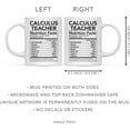 thumbnail image 5 of CTDream Funny 11oz. Ceramic Coffee Tea Mug Thank You Gift, Calculus Teacher Nutritional Facts, 1-Pack, Novelty Gag Birthday Christmas Gift Ideas Coworker, 5 of 7