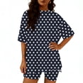 thumbnail image 3 of yillto 2 Piece Sets for Women Summer Lounge Biker Yoga Short Set Spring Oversized Shirt Baggy Tee Tracksuit, 3 of 6