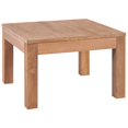 thumbnail image 1 of vidaXL Coffee Table Solid Teak Wood with Natural Finish 60x60x40 cm, 1 of 5
