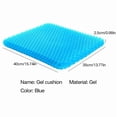 thumbnail image 3 of Car Gel Cooling Seat Cushion 3D Honeycomb Cool and Breathable Cool Ice Silk Car Home Office Chair Cushion Car Accessories, 3 of 8