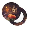 thumbnail image 2 of Balery Butterfly Sitting on a Flower Fundas de asiento para taburete de bar redondo de tela de terciopelo ajustables que protegen de arañazos y manchas para sillas de 14 a 17 pulgadas.-14 inch, 2 of 7