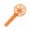 Orange, variant on Portable USB Desktop Fan 3 Speed Level Handheld Fan With Stable Triangle Base