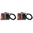 thumbnail image 1 of 2X Instant Plastic Foot Switch Infinite Double Pedal Two-Way Dual-Use Tumble Switch,2 * Foot switch,gray, 1 of 6