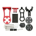 thumbnail image 2 of Bike Computer Mount, Light Weight Below 38mm/1.5in Rod Diameter Out Front Bike Computer Mount Double Lock  for Bike Computer for Motion Camera Red,Black, 2 of 7