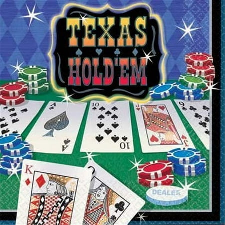 Texas Hold'em Lunch Napkins 16ct