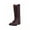 Black Cherry Mignon Corona, variant on Dan Post Western Boots Mens Milwaukee Leather Round Toe Black DP2112R