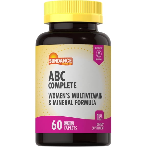 Women's ABC Complete Multivitamin | 60 Caplets | With Mineral Formula | by Sundance